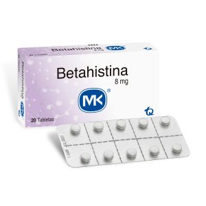 BETAHISTINA 8 MG 20 TABLETAS MK