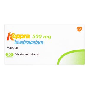 KEPPRA 500 MG 30 TBS