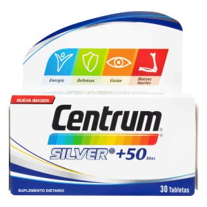 CENTRUM SILVER 50 ANOS 30 TABLETAS