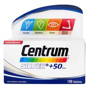CENTRUM SILVER 50 ANOS 100 TABLETAS