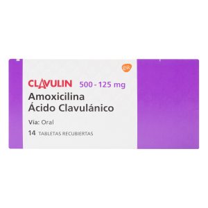 CLAVULIN 500 MG 14 TABLETAS (3%+)