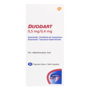 DUODART 0.5/0.4MG 30CAP