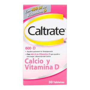 CALTRATE D 600 MG 400UI 30 TBS