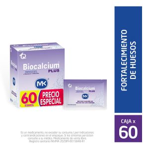 BIOCALCIUM PLUS POLVO 60 SOBRES MK P.ESP