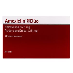 AMOXICLIN DUO 875MG/125MG 14 TBS