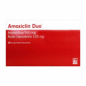 AMOXICLIN DUO 500MG/125MG 16 TBS REC