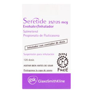 SERETIDE 25/125mcg 120 DOSIS