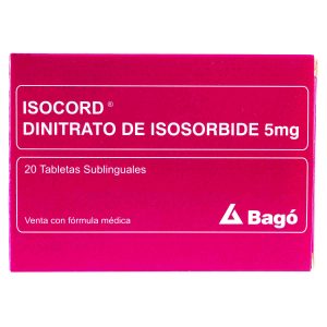 ISOCORD SUBLING 5 MG 20 TABLETAS