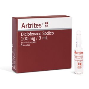 ARTRITES 100 MG 5 AMP DICLOFENACO SOD