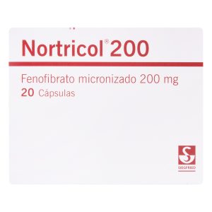 NORTRICOL 200 MG 20 CAP.
