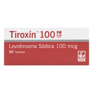 TIROXIN 100 MCG 50 TABLETAS