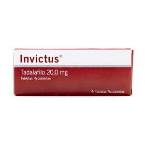 INVICTUS 20 MG 4 TBS RECUB