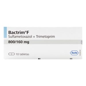 BACTRIM F 160+800 MG 10 TABLETAS