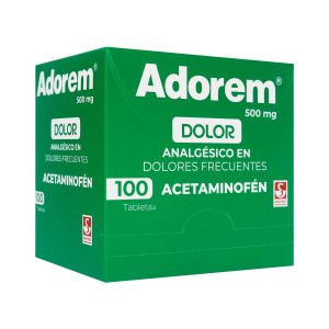 ADOREM 500 MG 100 TBS