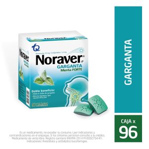 NORAVER MENTA / FORTE 96 PASTILLAS (A)