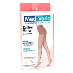 MEDIA DAMA CADERA 15-20 MMHG MEDIVARIC OPACA TALLA M