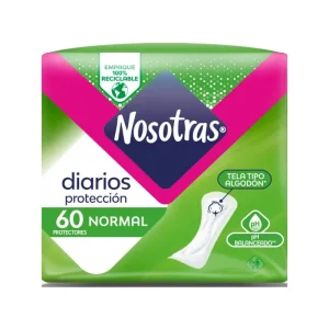 PROTECTORES NOSOTRAS DIARIOS x 60 UND
