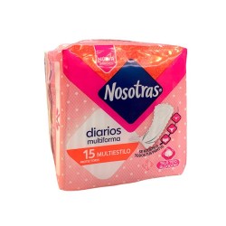 PROTECTORES NOSOTRAS DIRARIOS MULTIFORMA x 15 UND